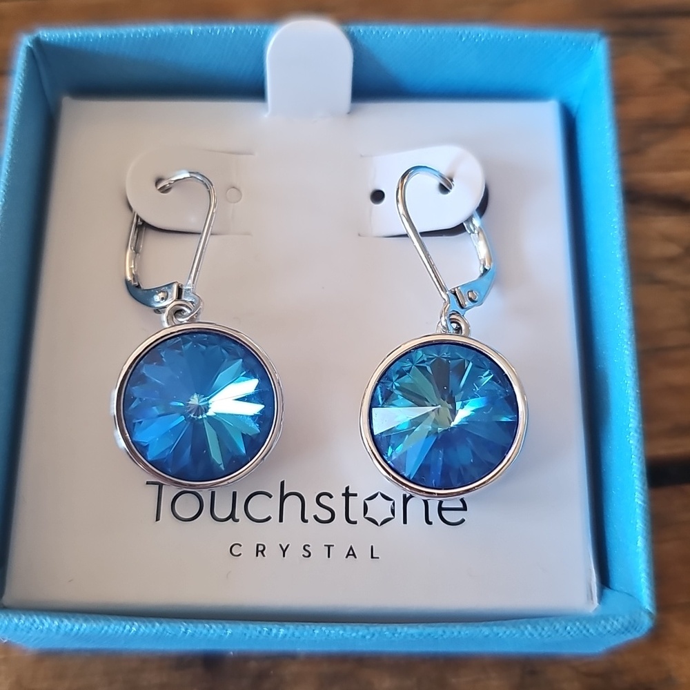 Royal Blue Crystal Earrings